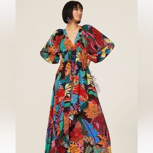 Farm Rio Cool Leopards Maxi Dress